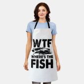 魚のWtf魚釣り エプロン (着用した状態)