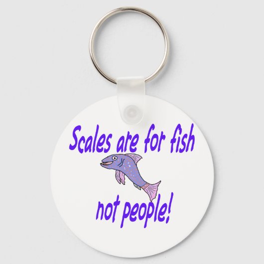 魚はかりで測を求める キーホルダー (正面)