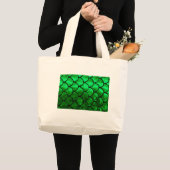 魚はかりで測 ラージトートバッグ (正面(商品))