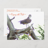 魚はがき付きオスプレイ ポストカード (正面/裏面)