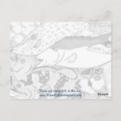 魚はがき ポストカード (裏面)