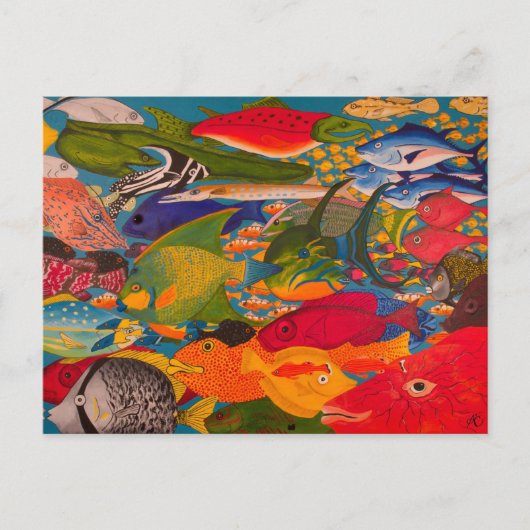 魚はがき ポストカード (正面)