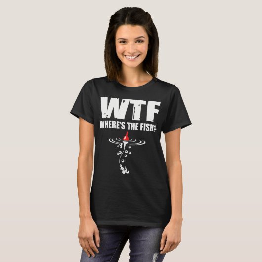 魚はどこだ? Tシャツ (正面フル)