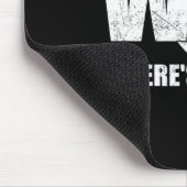 魚は人の魚釣りの贈り物の父おもしろいはどこにいる マウスパッド (コーナー)