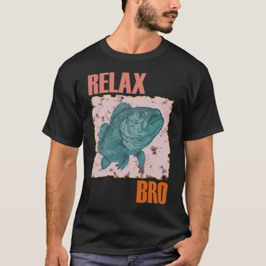 魚は友達 Tシャツ (正面)