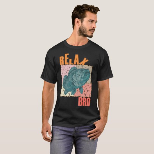 魚は友達 Tシャツ (正面フル)