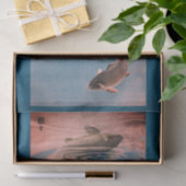 魚は水ティッシュペーパーで跳んでいる 薄葉紙 (ギフト)