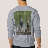 魚は睡眠を食べます スウェットシャツ (裏面)