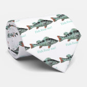 魚は私を恐れるおもしろい引用文のための漁師 ネクタイ (ロール)