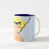 魚は行きます ツートーンマグカップ (正面右)