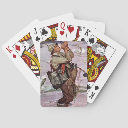 魚は跳んでいます トランプ (裏面)