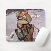 魚は跳んでいます マウスパッド (マウス)