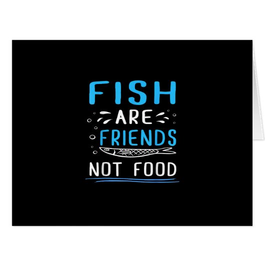 魚は食べ物ではない友人Tシャツ漁師シャツ (正面横)