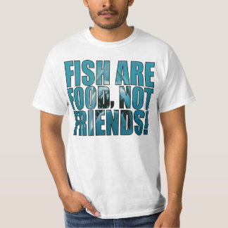 魚は食糧です Tシャツ