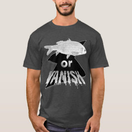 魚または消えるグラフィックティー – Bella & Canvas Tシャツ