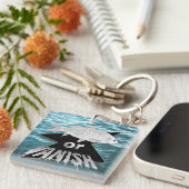 魚または消すキーチェーン キーホルダー (正面右)