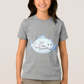 魚やる気を起こさせるのTシャツ トライブレンドＴシャツ (正面)