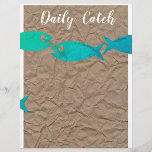 魚や魚介類をテーマにしたチラシやメニュー チラシ (正面)