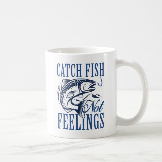 魚をキャッチしない感覚 コーヒーマグカップ (右)
