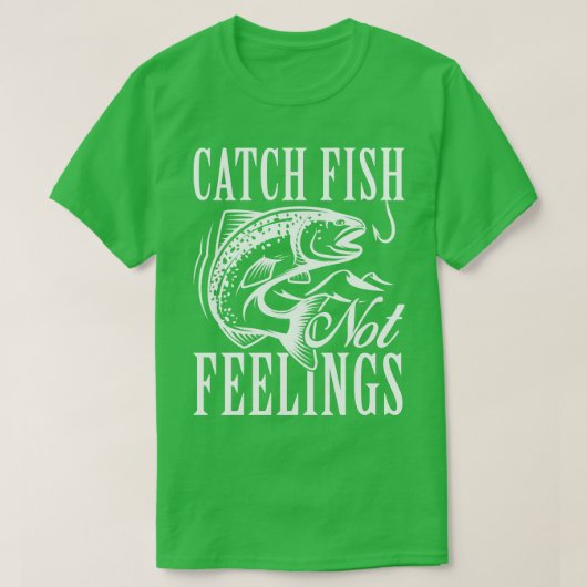 魚をキャッチしない感覚 Tシャツ (デザイン正面)