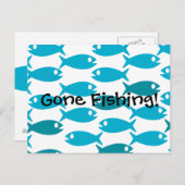 魚をテーマにしたポストカード行ったフィッシュ! ポストカード (正面/裏面)