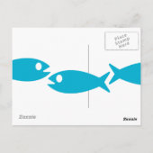 魚をテーマにしたポストカード行ったフィッシュ! ポストカード (裏面)