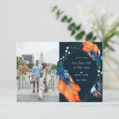 魚を二つ減らす |写真婚約の発表 セーブザデート (スタンド正面)