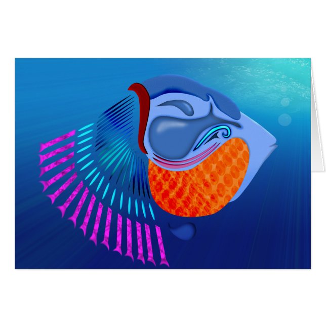 魚を取る (正面横)