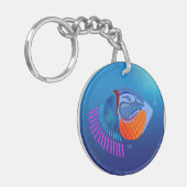 魚を取る キーホルダー (正面左)