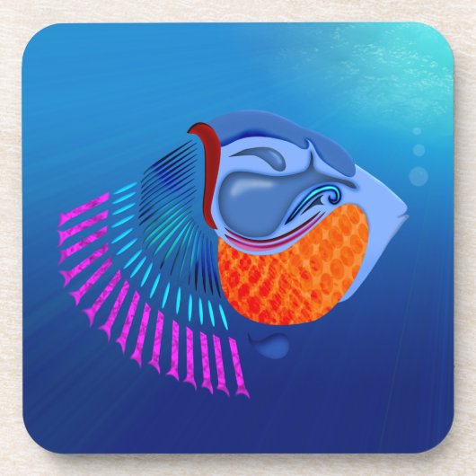 魚を取る コースター (正面)