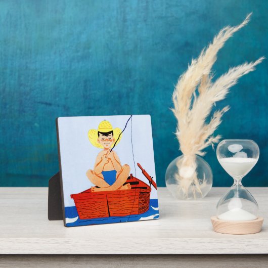 魚を取る フォトプラーク (インサイチュ)