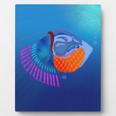 魚を取る フォトプラーク (正面)