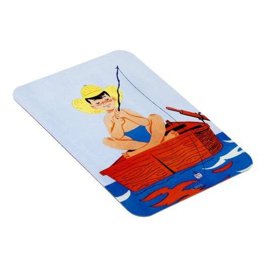 魚を取る マグネット (右側)