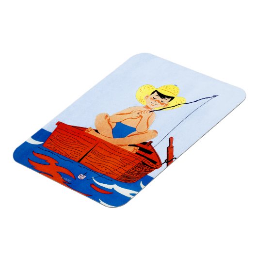 魚を取る マグネット (左側)