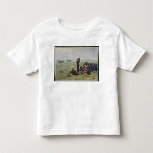 魚を待っていること、Berck-sur-Mer トドラーTシャツ (正面)