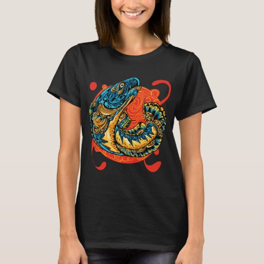 魚を待っているわけじゃない Tシャツ (正面)