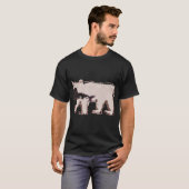 魚を持ったヒグマ Tシャツ (正面フル)