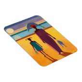 魚を持った人 マグネット (右側)