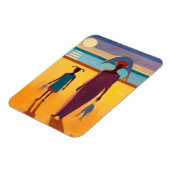 魚を持った人 マグネット (左側)