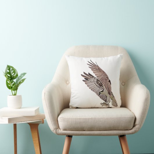 魚を持つミサゴ クッション (椅子)