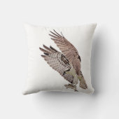 魚を持つミサゴ クッション (裏面)