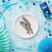 魚を持つミサゴ ペーパープレート (パーティー)