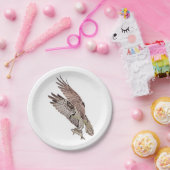 魚を持つミサゴ ペーパープレート (パーティー)