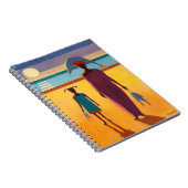 魚を持つ女性 ノートブック (右側)