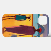 魚を持つ女性 Case-Mate iPhoneケース (裏面 (横))