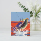 魚を採取することを行く空白のな招待状の赤いボート 招待状 (スタンド正面)