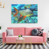 魚を止める キャンバスプリント (インサイチュ (リビング))