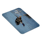 魚を落とす未熟な禿鷲 マグネット (右側)