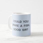 魚を貸してくれないか？ コーヒーマグカップ (正面左)