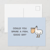 魚を貸してくれないか？ ポストカード (正面/裏面)